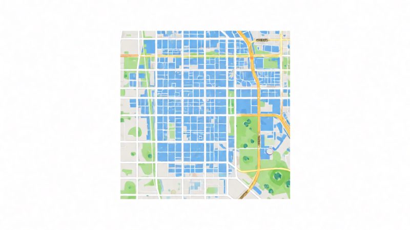 地图高德卫星地图 示意图